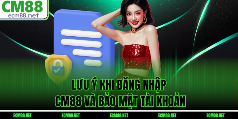 Lưu ý khi đăng nhập CM88 và bảo mật tài khoản